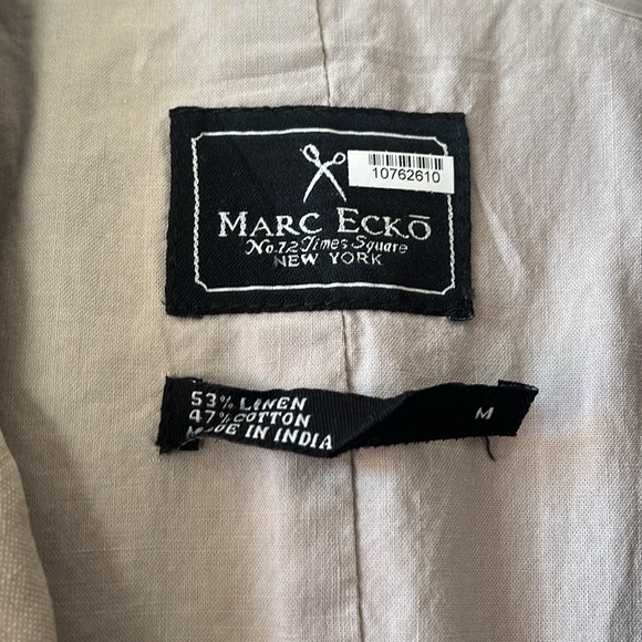 Marc Ecko Linen Blend Jacket with Embroidery - Picture 3 of 5